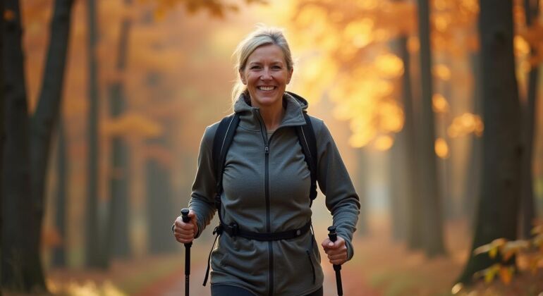 Ruch to zdrowie: Nordic Walking, joga i inne aktywności na jesień