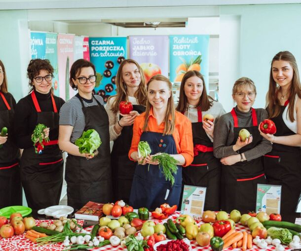 Medycyna kulinarna wspierana przez producentów warzyw i owoców - inf. prasowa PAP